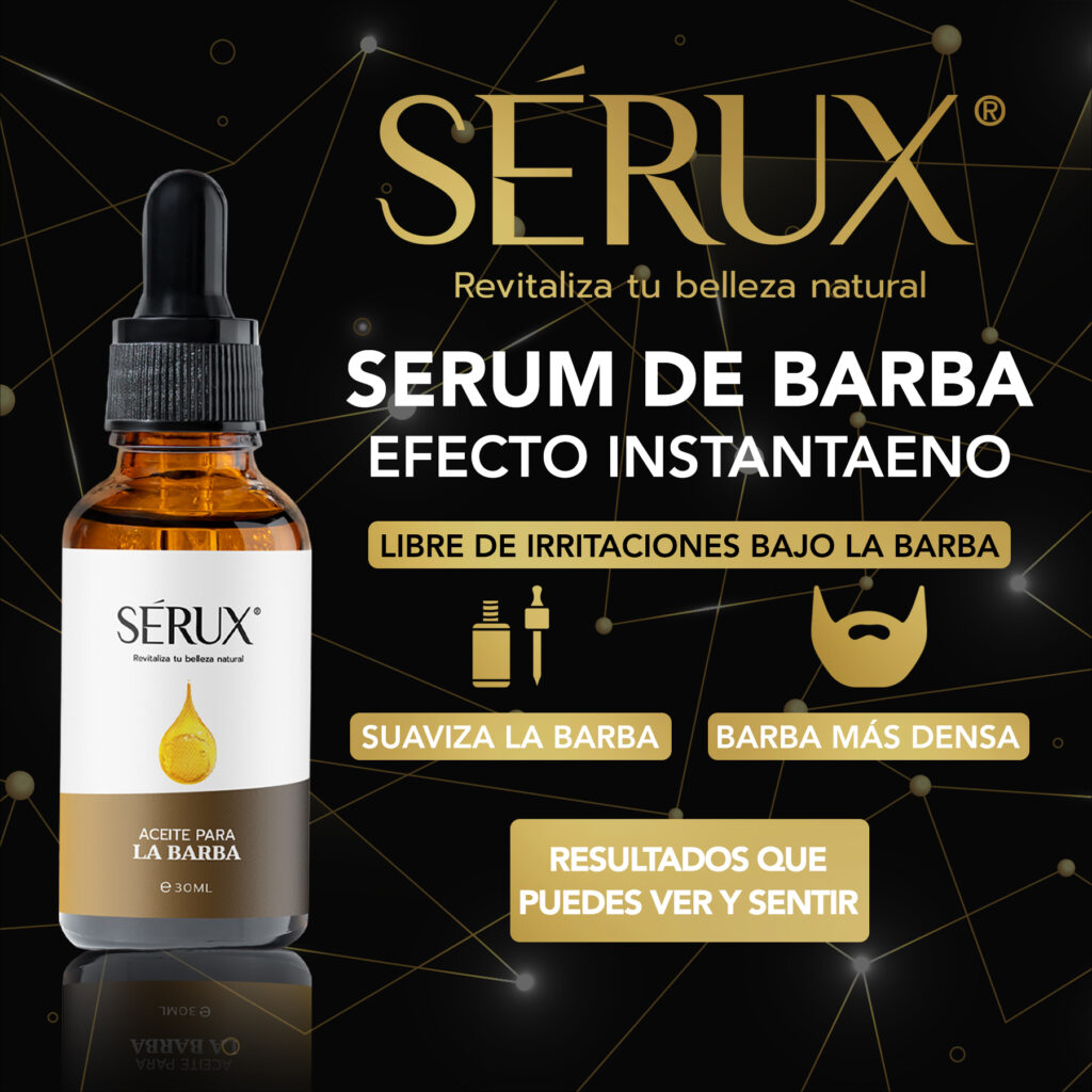 Aceite SERUX Efecto Instantáneo Serum Para Barba