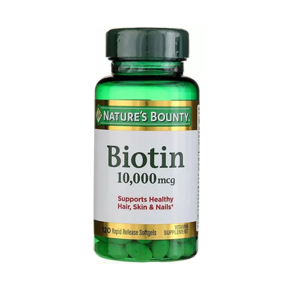 Biotina 10000mcg Natures Bounty - 120 Cápsulas