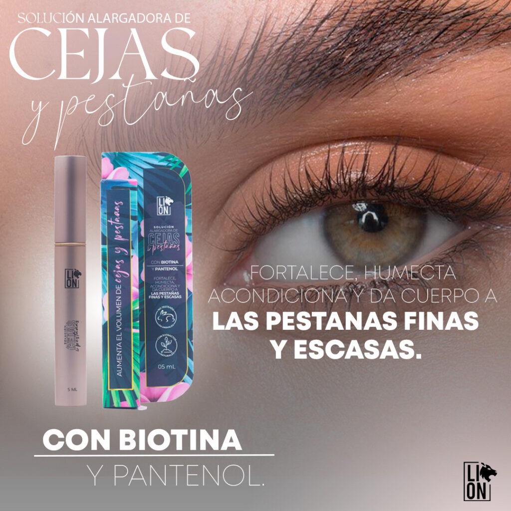 Solución Alargadora de Cejas y Pestaña con Biotina y Pantenol