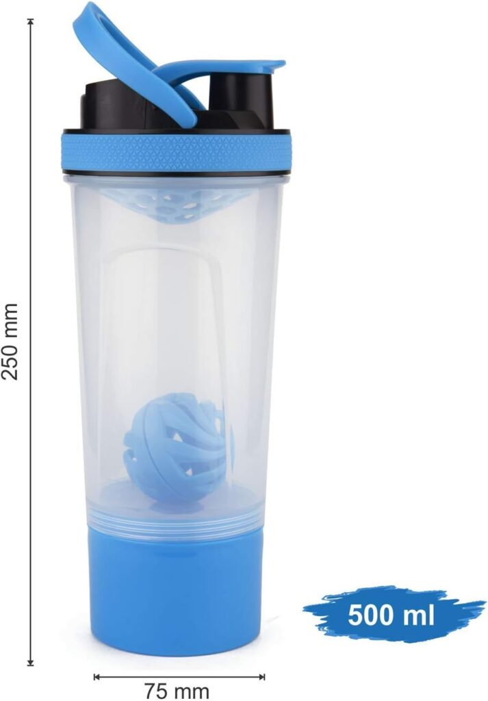 Termo Shaker 3en1 Mezclador Proteína