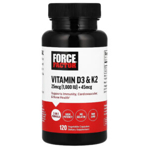 Force Factor Vitamina D3 & K2