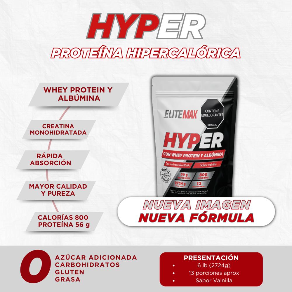 PROTEINA HYPER ELITEMAX 6LB DROPI CUP